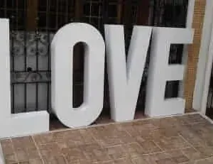 Letras 3 d gran formato