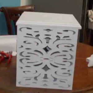 cajas, centros de mesa y demás elementos para lluvias de sobre.