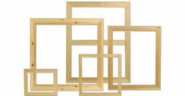 marcos en madera