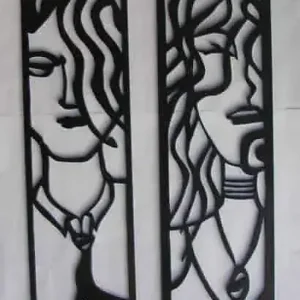 Figura humana caladas en mdf.