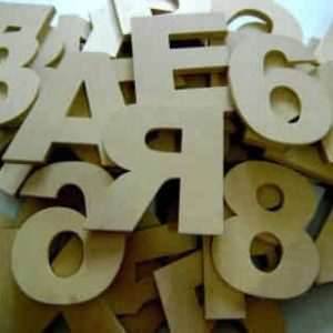 letras en mdf