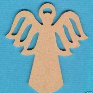 ángel en mdf para decorar
