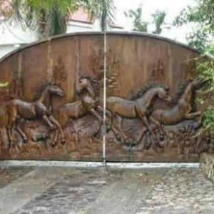 PortÃ³n en madera
