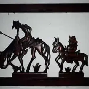 Cuadro tallado en madera