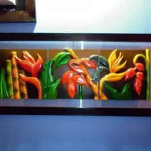 Obras originales talladas y pintadas a mano
