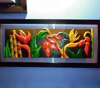 Obras originales talladas y pintadas a mano
