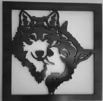 Ternura animal Cuadro decorativo en madera