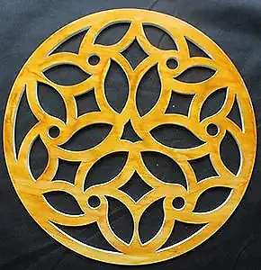 Mandala, o rosetón, en mdf