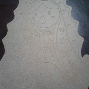 Virgen de guadalupe en mdf.