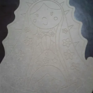Virgen de guadalupe en mdf.