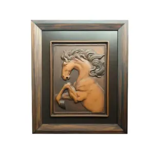 caballo en relieve.