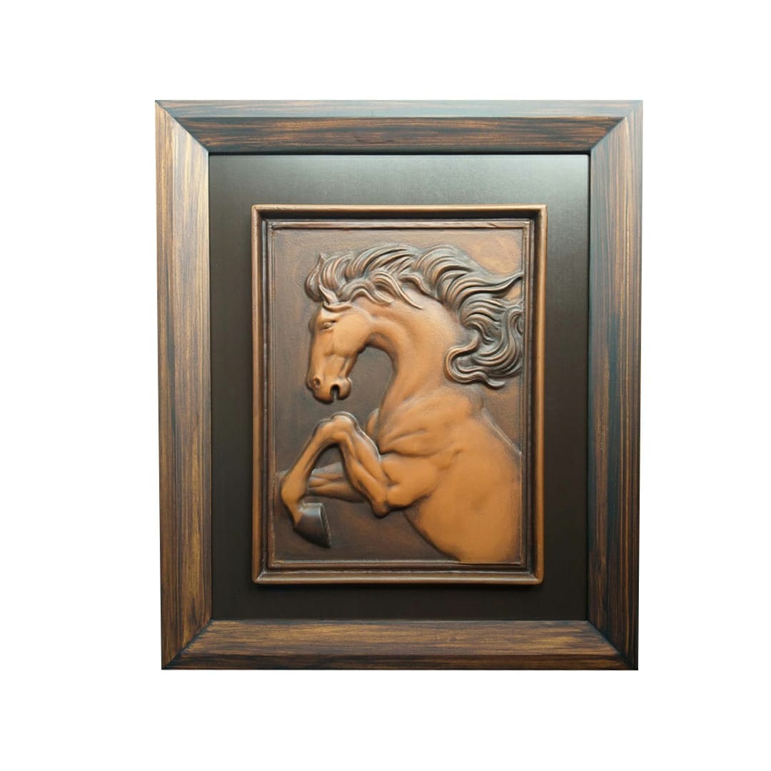 caballo en relieve.