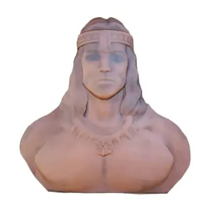 indio Conan, talla en madera
