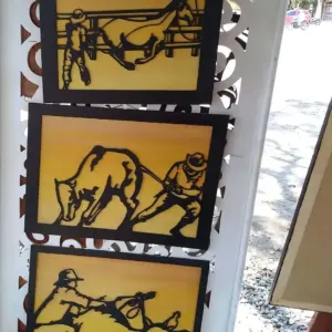 figuras caladas en madera