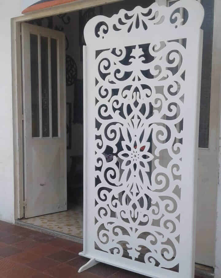 biombo en madera